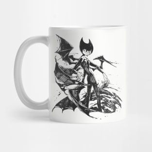 Bendy Black Demon Mug